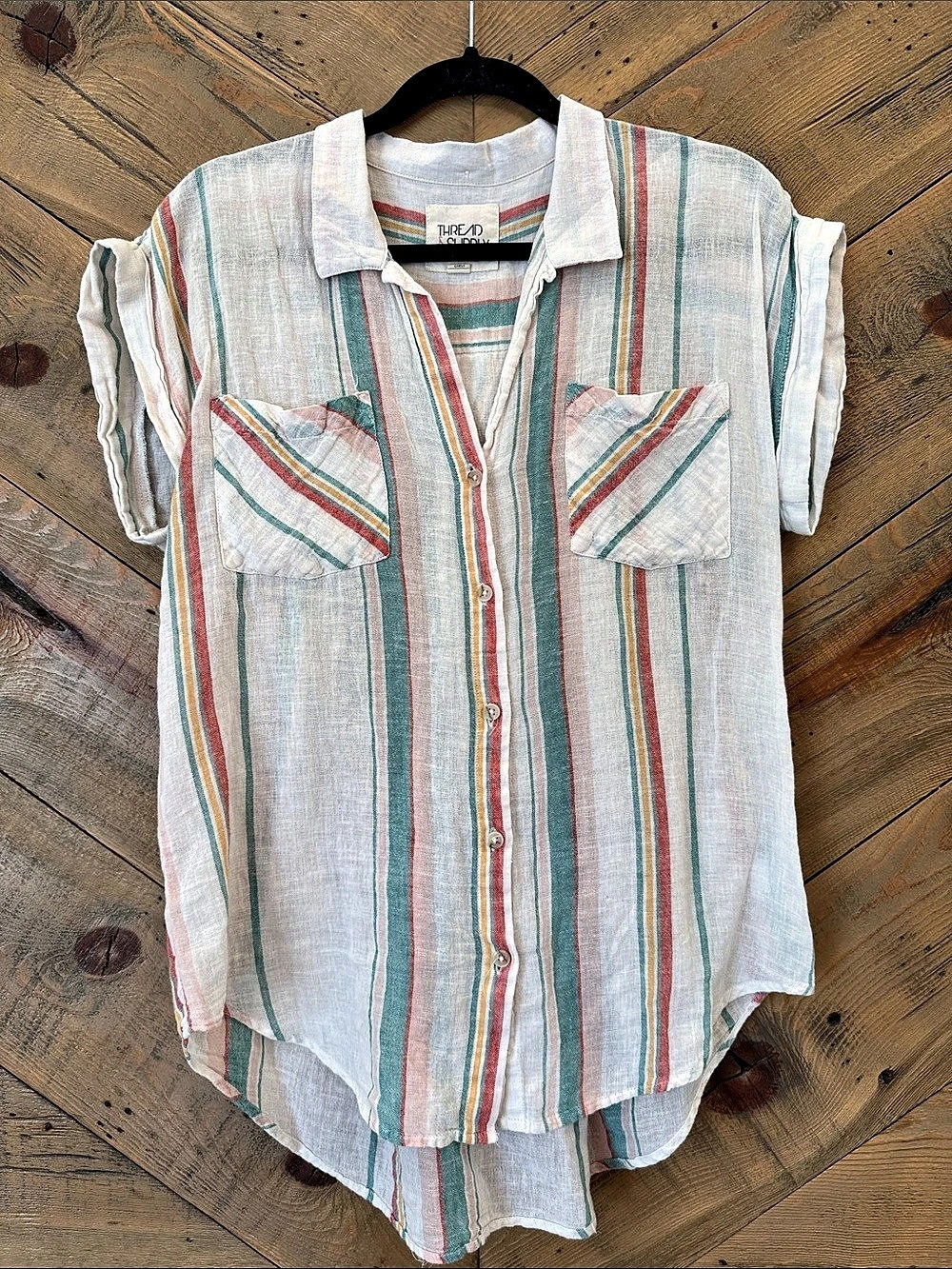 Thread Supply Linen Blend Top M